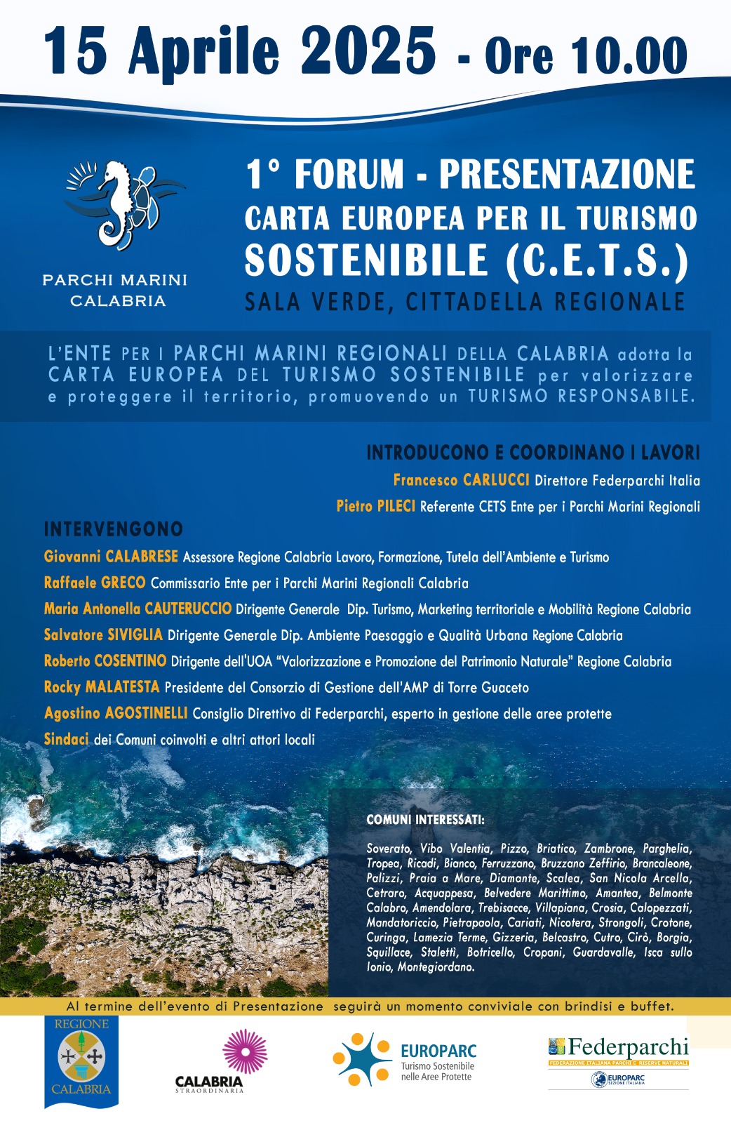 L'Ente Parchi Marini regionale verso la Certificazione europea del turismo sostenibile