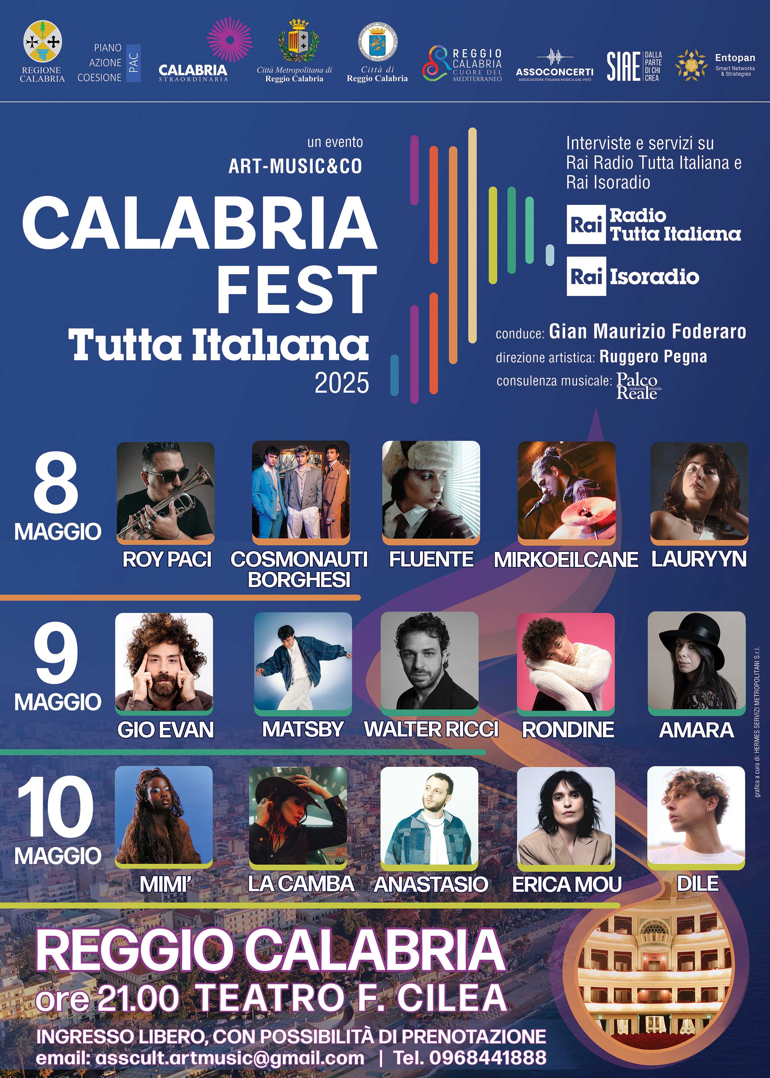 A Reggio Calabria il nuovo Festival della musica d'autore