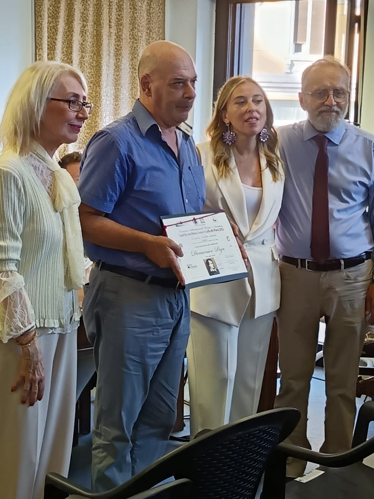 IMPORTANTE RICONOSCIMENTO PER DOMENICO PUJIA