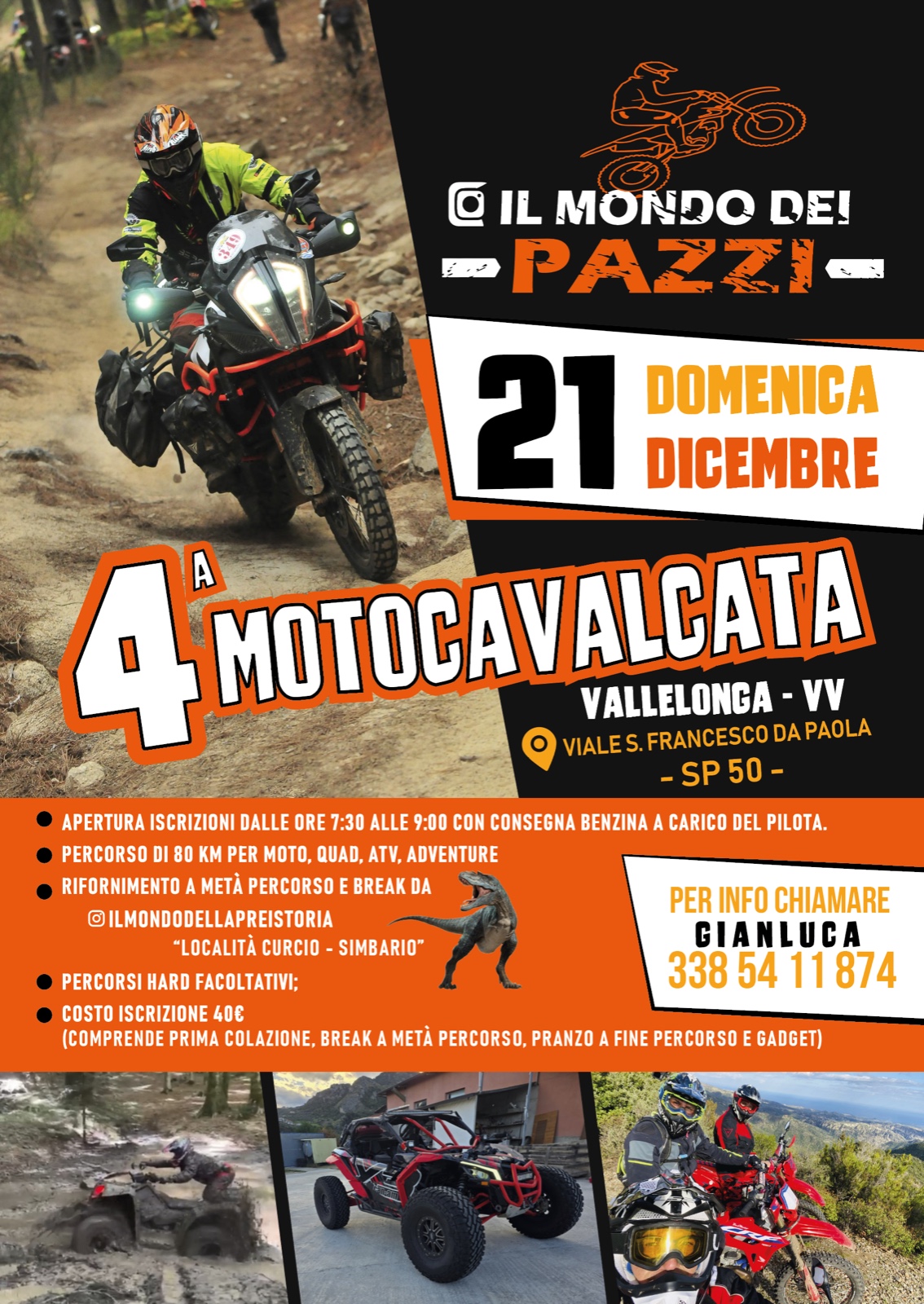 Nel Vibonese alla scoperta del territorio con la motocavalcata di enduro